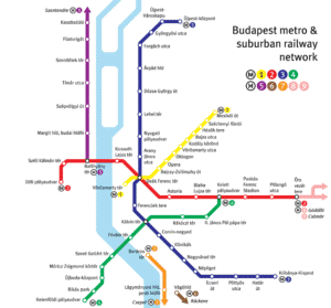 Budapest Metro Map