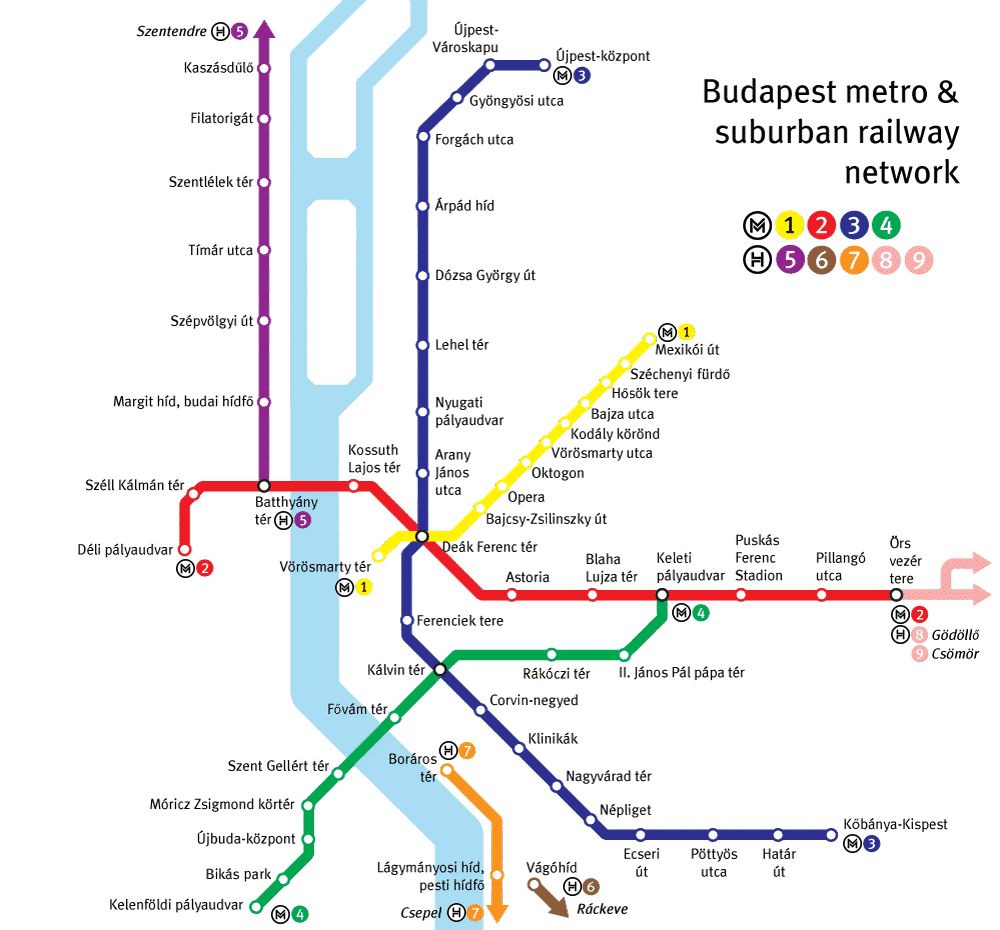 Map Of Budapest Metro Budapest metro   Hungary   Budapest Travel Tips