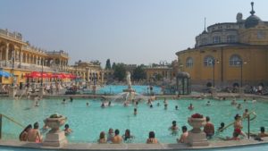 Széchenyi baths in Budapest
