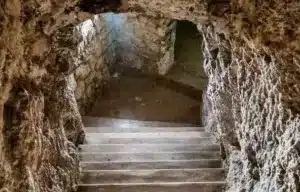 the cave at Buda Castle